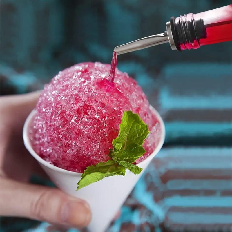 vigor path 12-Pack Premium Stainless Steel Classic Tapered Spout Bottle Pourers with Rubber Dust Caps - Ideal for Standard Sized Liquor, Wine, Coffee, Syrup, Vinegar, Snow Cone and Olive Oil Bottles - Image 3